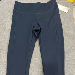 Danskin Single Brushed 7/8 Legging Dark Navy